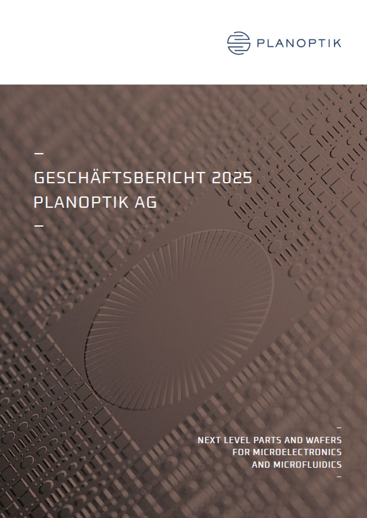 PLANOPTIK AG Geschäftsbericht 2025